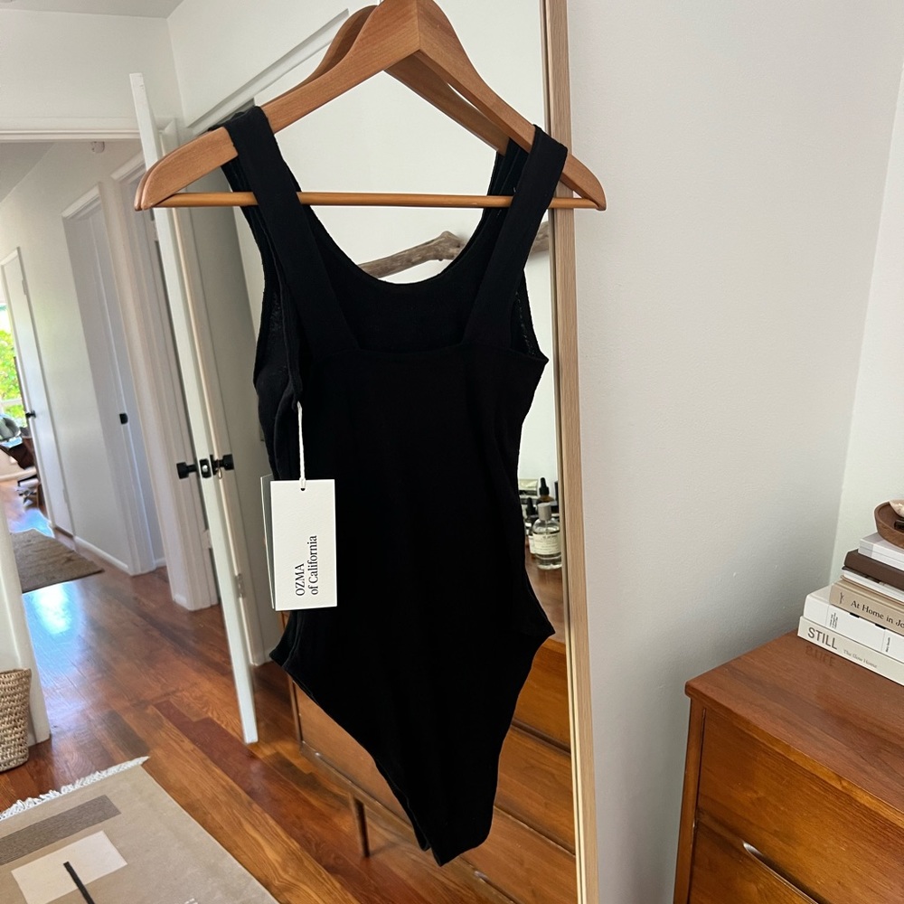 OZMA XS Christy Bodysuit, Silk Noil